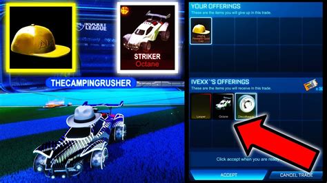 HUGE TRADE: ALPHA CAP FOR STRIKER WHITE OCTANE!! ( $400 Value Rocket ...