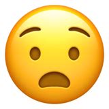 😧 Anguished Face Emoji