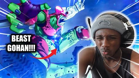 THIS FIGHT IS INSANE!!! GOHAN VS CELL MAX REACTION - YouTube