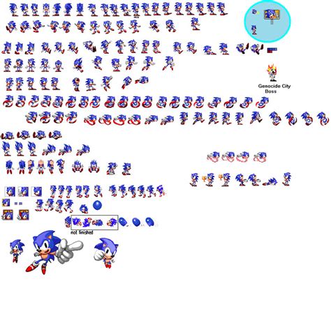 Sonic 2 Tails Sprite Sheet