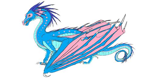 Adopt Rain/IceWing Hybrid - Wings of Fire - BOUGHT by Pomegranate-RainWing on DeviantArt