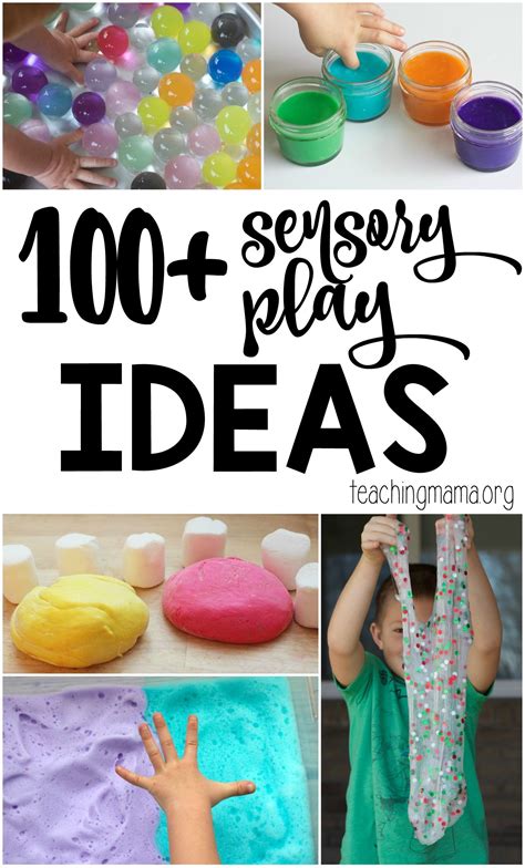 100 Sensory Play Ideas - Teaching Mama