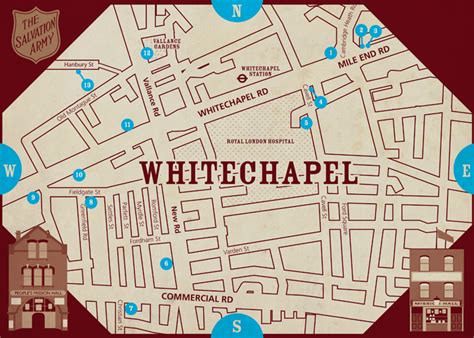 Whitechapel Road London Map