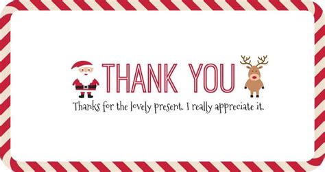 Christmas Thank You Printables | Free christmas printables, Printable thank you cards, Christmas ...