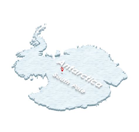 Map Of Antarctica 3d Isometric Perspective, Atlas, Geographical, Background PNG Transparent ...