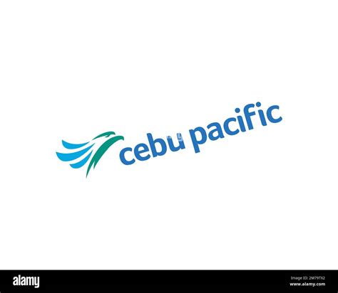 Cebu Pacific, rotated logo, white background Stock Photo - Alamy