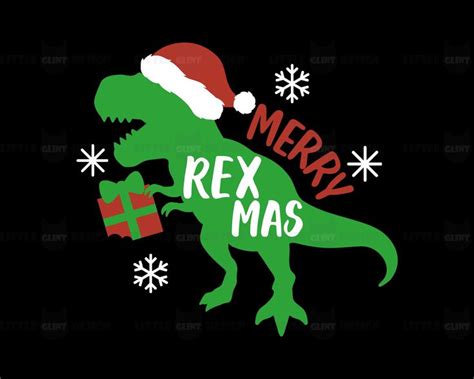 Merry Rex Mas SVG Christmas Dinosaurs Rex Santa SVG Trex - Etsy | Dinosaur christmas, Cricut ...