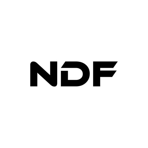 NDF Letter Logo Design, Inspiration for a Unique Identity. Modern ...