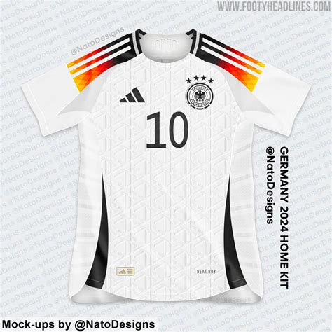 Germany Euro 2024 Home Kit Leaked - Lovely Collar Detail - Footy Headlines