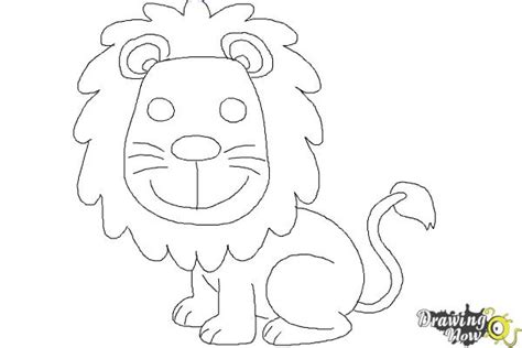 How to Draw a Lion For Kids | DrawingNow