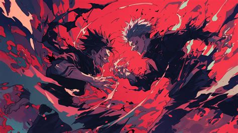 Satoru Gojo x Sukuna HD Jujutsu Kaisen Epic Art Wallpaper, HD Anime 4K Wallpapers, Images and ...