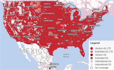 Verizon Coverage Map 2020 – Map Of The Usa With State Names