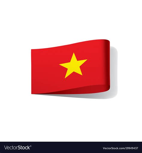 Vietnam flag Royalty Free Vector Image - VectorStock