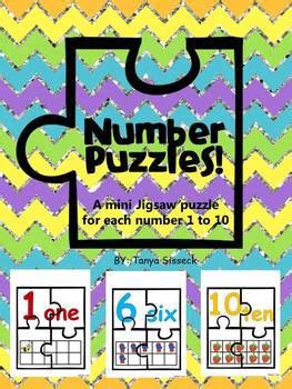 Number Jigsaw Puzzles by Tanya Grady | Teachers Pay Teachers