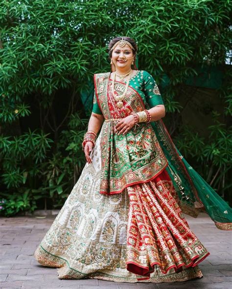 Stunning Gujarati Brides And Their Traditional Sarees | Best indian ...