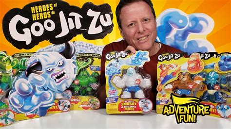 15 Heroes of Goo Jit Zu Including the Ultra Rare "Frostbite" Adventure Fun Toy review by Dad ...