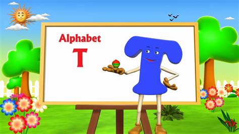 Letter T Song - 3D Animation Learning English Alphabet ABC Songs For ...