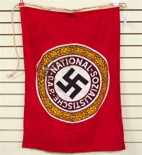 GERMAN NAZI NATIONAL SOCIALIST GERMAN WORKERS PARTY NSDAP BANNER FLAG