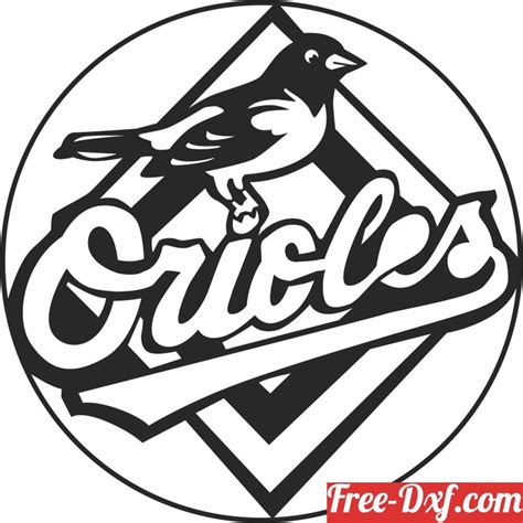 Download Baltimore Orioles Logo mlb yX8Tk High quality free Dxf f