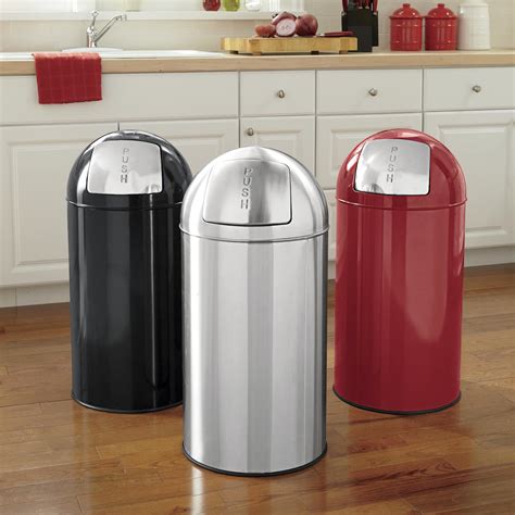 13-Gal. Stainless Steel Trash Can | Montgomery Ward