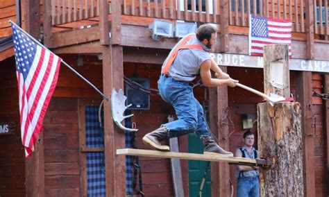 The Great Alaskan Lumberjack Show in Ketchikan Alaska