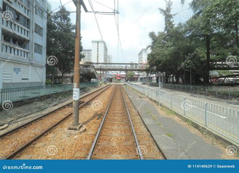 New Territories West, within Tuen Mun District Editorial Stock Image - Image of public, railway ...