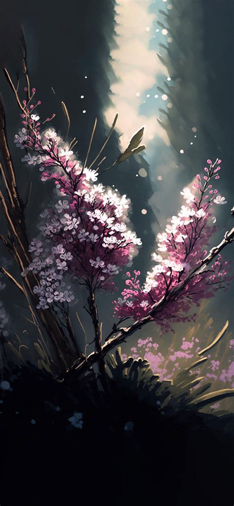 Cherry Blossom Painting Wallpapers - Wallpaper Cave