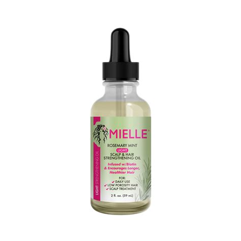 Mielle Light Scalp & Hair Strengthening Oil - Rosemary Mint - Shop ...