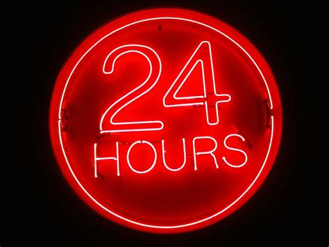 24 hours neon Sign | Neon Sign Open 24 Hours | Mike Mozart | Flickr