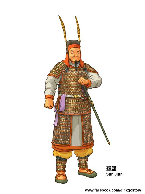 ArtStation - THREE KINGDOMS CHARACTER 15: SUN JIAN 三国时代人物 15: 孫堅