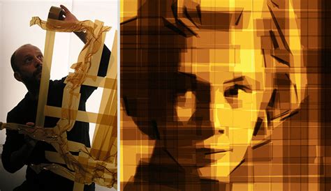 Artist Creates Beautiful Art Using Nothing But Packing Tape | Bored Panda