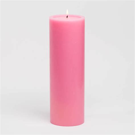 Richland 4" x 12" Pink Pillar Candle - Save-On-Crafts