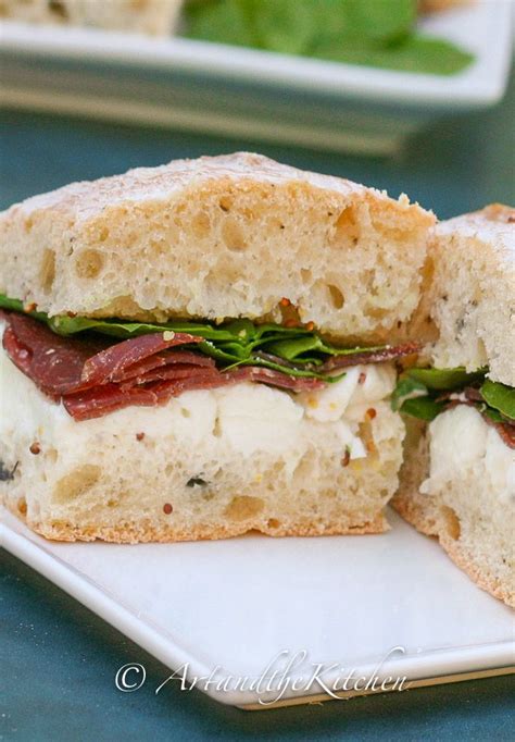 Bresaola Mozzarella Sandwich | Art and the Kitchen -Italian Bresaola,buffalo mozzarella, and ...