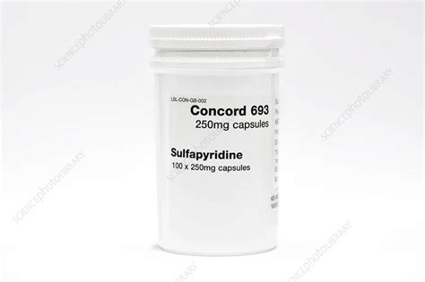 Sulfapyridine medication - Stock Image - C047/6903 - Science Photo Library