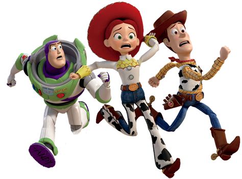 Woody, Buzz Lightyear, Jessie (RUNNING) Vector by Batboy101 on DeviantArt