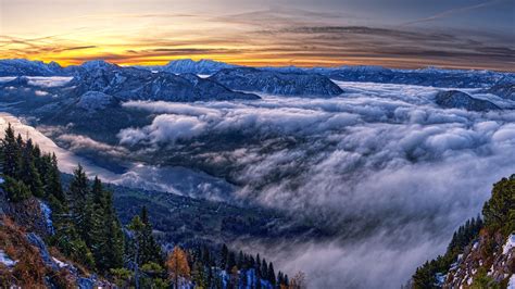 2560x1440 Austria Cloud Horizon Landscape Mountain Nature Panorama Shoot 4k 1440P Resolution ,HD ...