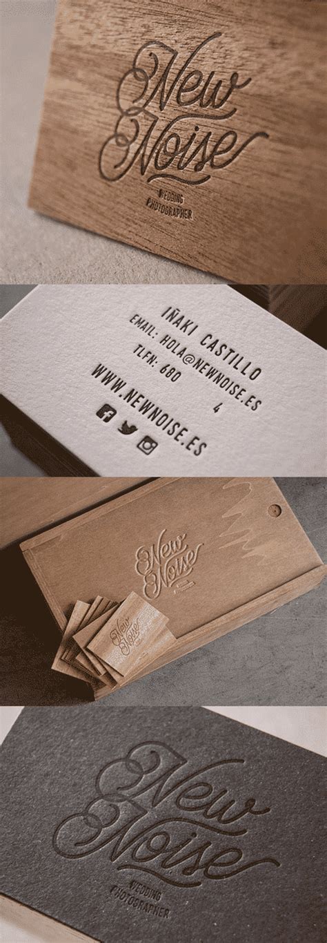 Wooden Business Cards - The Design Inspiration | Business Cards | The Design Inspiration