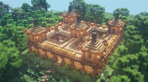 Large Oak Survival Base : r/Minecraft