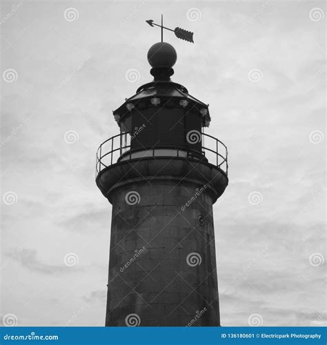 Lighthouse at Shoreham Port, East Sussex, UK Stock Image - Image of ...