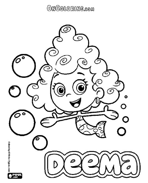 Mr Grouper Bubble Guppies Coloring Pages | Mewarnai Alat Komunikasi