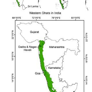 Location map of Western Ghats. | Download Scientific Diagram