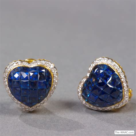 Sapphire Earrings - Manhattan Art and Antiques Center