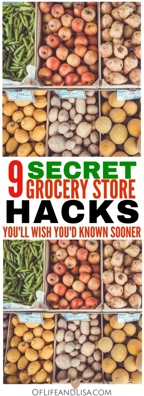 9 Grocery Store Hacks You'll Wish You'd Known Sooner - Of Life and Lisa