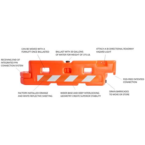 24" Low-Profile Airport Barricade