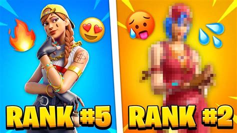 15 Most TRYHARD Skins IN FORTNITE SEASON 2! - YouTube