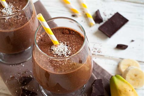 Smoothie Choco Coco Banana : Recette du cocktail Smoothie Choco Coco ...