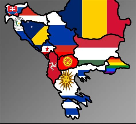 Flag map of the Balkans, made to trigger everyone. Your thoughts? : r ...