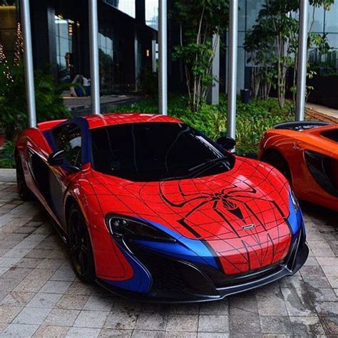 A great wrap with the Spider-Man Mclaren. P ZERO tires provide grip like a spider. #spiderman # ...