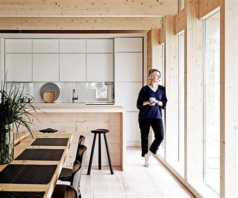 A Scandinavian-style timber cabin inspired by the simplicity of its natural surroundings ...