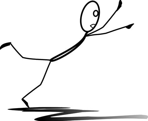 Cadente Inciampare Stickman Figura - Grafica vettoriale gratuita su ...